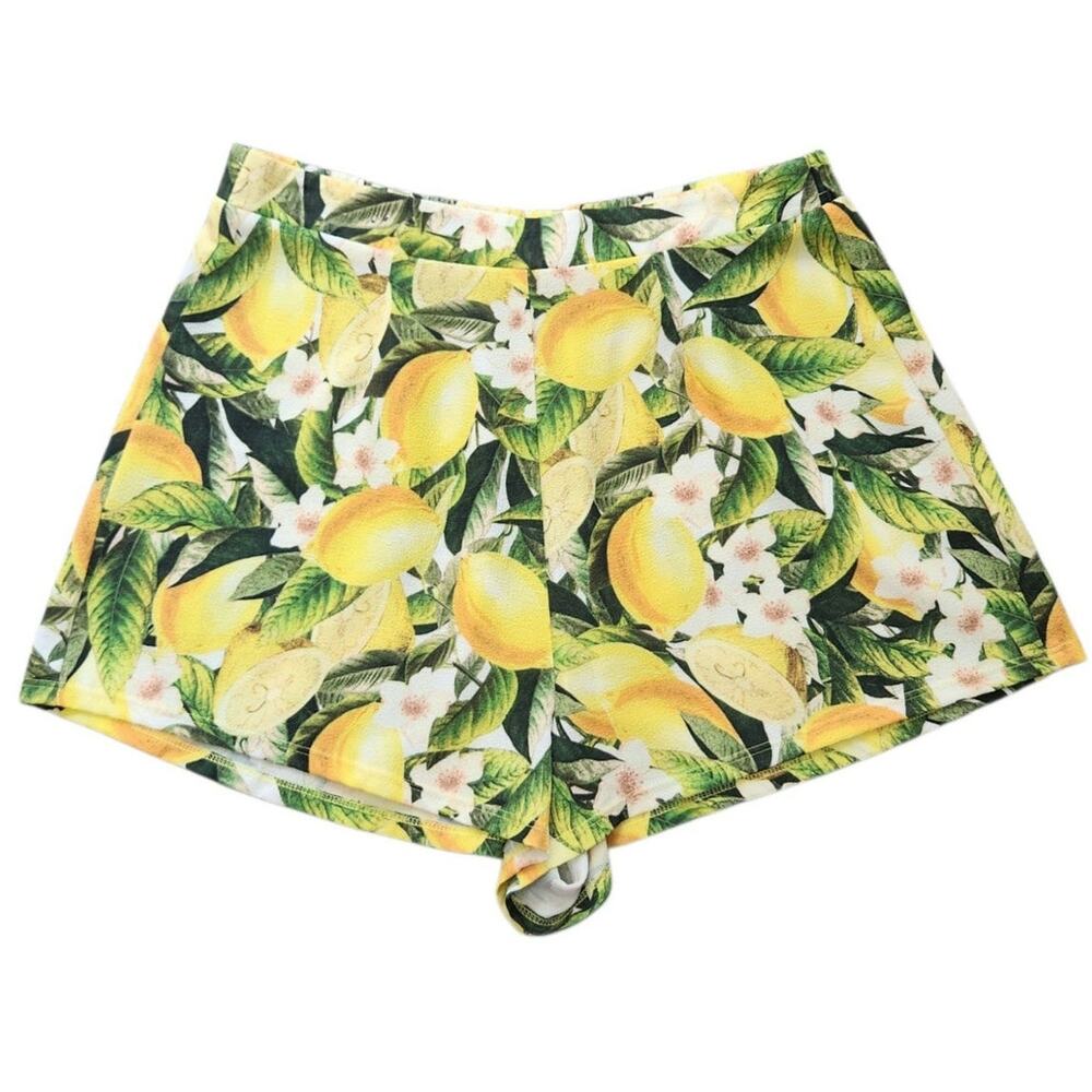 Show Me Your Mumu shorts lemon citrus size S